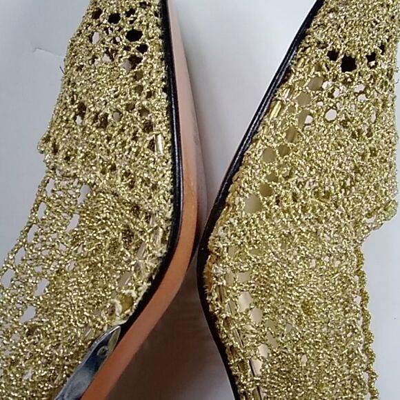 VINTAGE JENNIFER MOORE UPPER LEATHER LACE WOMEN HEELS SHOES SIZE 7 - Picture 5 of 9